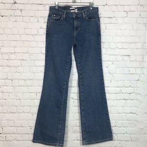 Tommy Hilfiger Low Rise Flare Blue Jeans 8 Long